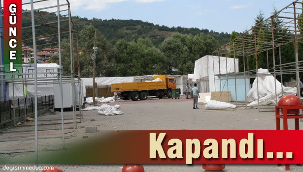 DEVREK'TE "YAZ ŞENLİKLERİ STANTLARI KAPANDI