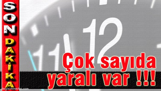 İŞÇİ SERVİSİ İLE TİCARİ TAKSİ ÇARPIŞTI: 10 YARALI