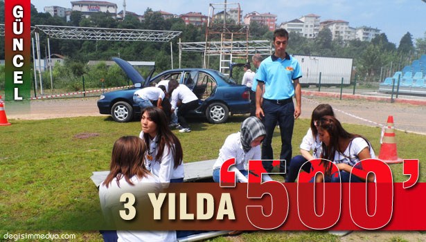 ALAPLI BELEDİYESİ İTFAİYE MÜDÜRLÜĞÜ 3 YILDA 500 GÖNÜLLÜ İTFAİYECİ YETİŞTİRDİ