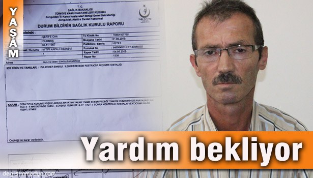 BASİT YARALAMADAN 18 AY CEZA ALAN EŞİNİN TEDAVİSİNİ YAPTIRMAK İSTİYOR