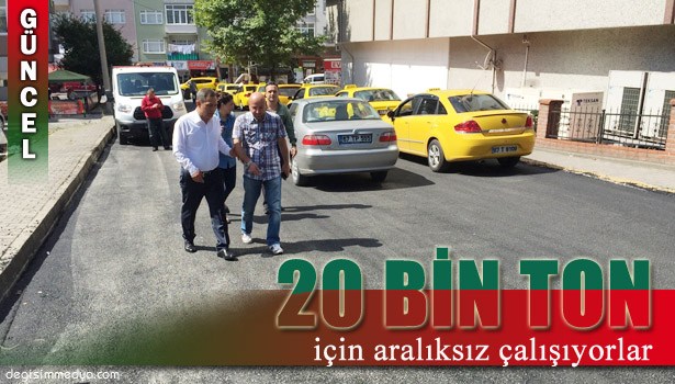 ASFALT ÇALIŞMALARI SÜRÜYOR