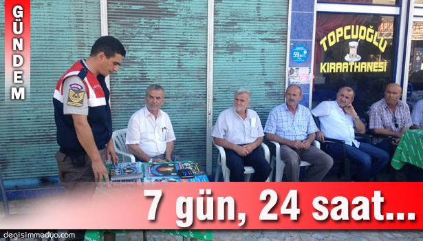 JANDARMA: "HER TÜRLÜ OLAYI 24 SAAT BİZE BİLDİREBİLİRSİNİZ"