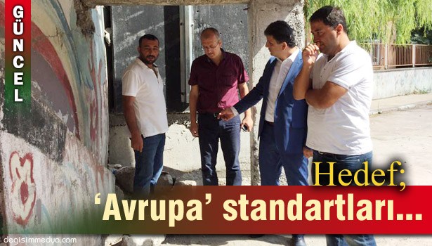 ŞAHİN ÇALIŞMALARI İNCELEDİ, HALKLA KUCAKLAŞTI...