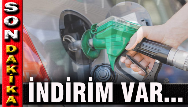 BENZİNE İNDİRİM...