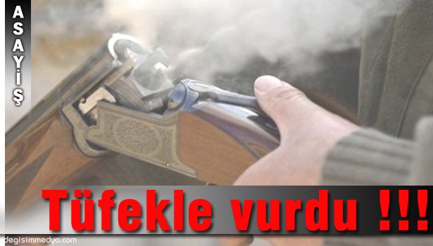 BARIŞMAK İSTEYEN OĞLUNU TÜFEKLE VURDU