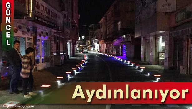 KOZLU BELEDİYESİ'NDEN IŞIKLANDIRMA ÇALIŞMASI