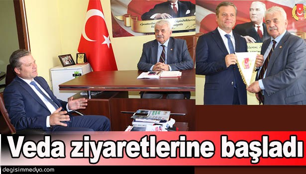 EMNİYET MÜDÜRÜ ÖZGEN VEDA ZİYARETLERİNE BAŞLADI