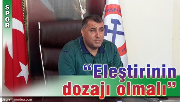 "HER ŞEY ZONGULDAK KÖMÜRSPOR'UN BAŞARISI İÇİN OLACAK"