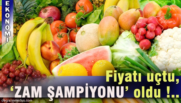AĞUSTOS'TA ZAM ŞAMPİYONU SALATALIK OLDU !..