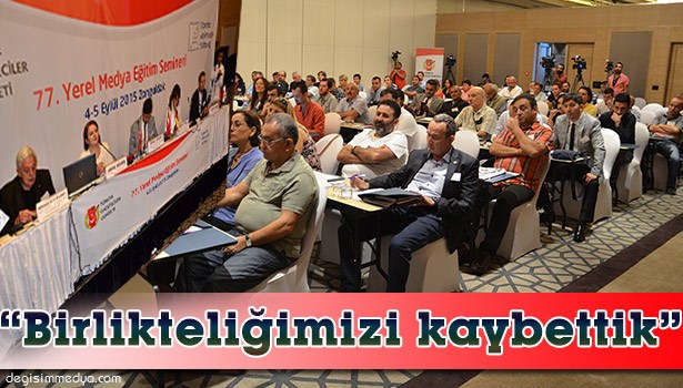 TGC 77. YEREL GAZETECİLİK SEMİNERİ BAŞLADI
