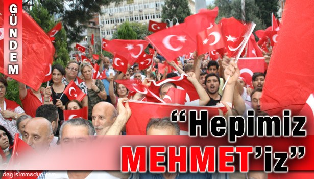 DEVREK'TE YÜZLERCE VATANDAŞ SOKAĞA DÖKÜLDÜ !..