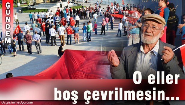 TERÖRE TEPKİ İÇİN TOPLANDILAR