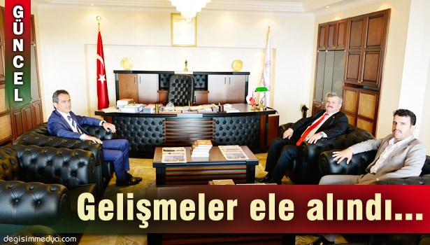 ÇATUROĞLU, REKTÖR ÖZER'İ ZİYARET ETTİ