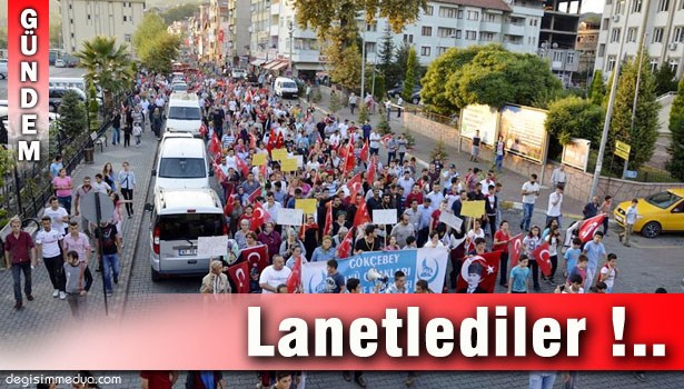 GÖKÇEBEY ÜLKÜ OCAKLARI ŞEHİTLERİ İÇİN YÜRÜDÜ