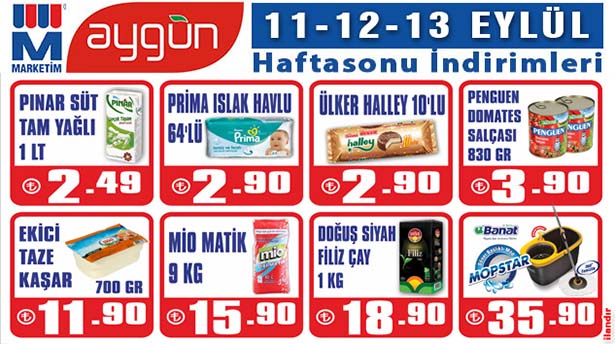 MARKETİM AYGÜN İNDİRİMLERİ'Nİ KAÇIRMAYIN!..