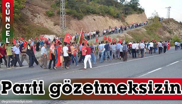 BELDE HALKINDAN TERÖRE TEPKİ, KARDEŞLİĞE VURGU