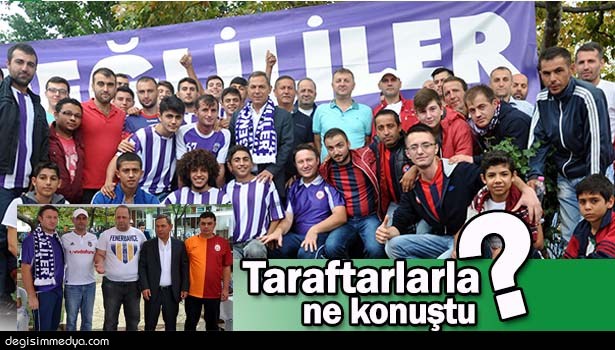 BAŞKAN UYSAL TARAFTARLA BULUŞTU