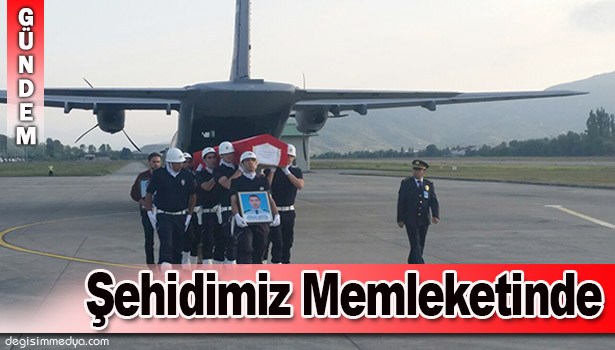 ŞEHİT POLİS ÇAĞDAŞ ARSLAN'IN NAAŞI ZONGULDAK'A GETİRİLDİ