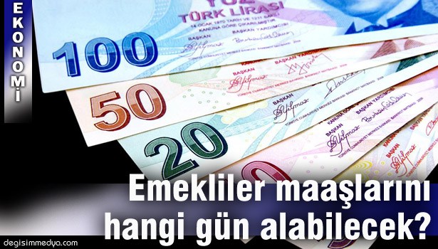 EMEKLİ MAAŞLARI ÖDENMEYE BAŞLANDI...