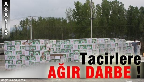 GÜMRÜK KAÇAĞI 200 BİN PAKET SİGARA ELE GEÇİRİLDİ