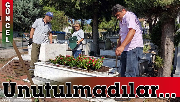 BELEDİYEDEN ŞEHİT VE GAZİ MEZARLIKLARINA BAKIM HİZMETİ