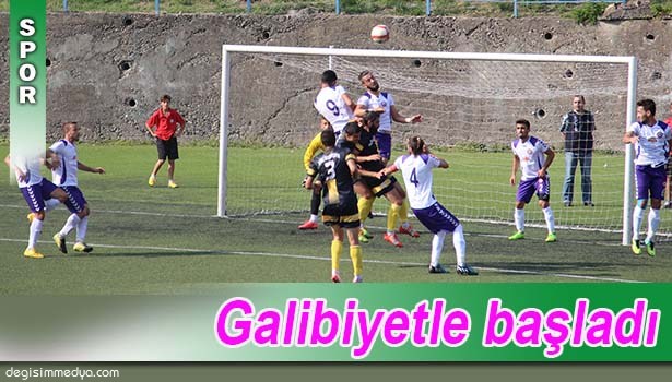 EREĞLİ BELEDİYESPOR GALİBİYETLE BAŞLADI