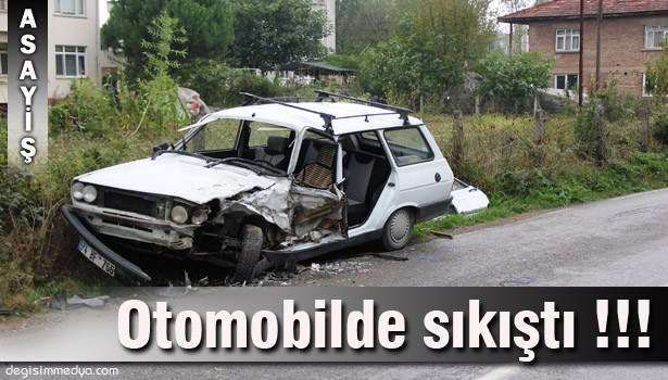 TRAFİK KAZASI: 2 YARALI