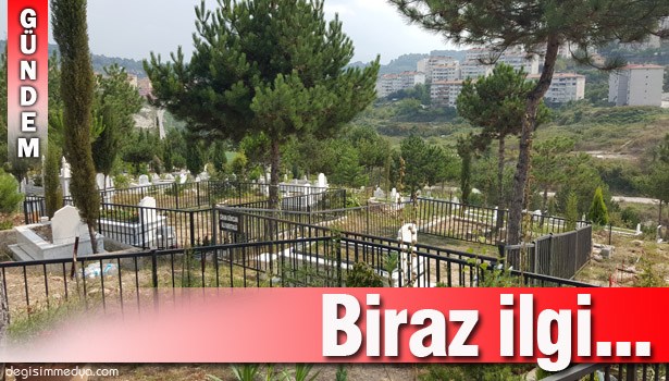 ALAPLI MEZARLIĞI İLGİ BEKLİYOR