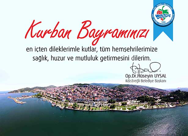 KDZ.EREĞLİ BELEDİYESİ KURBAN BAYRAMI İLANI