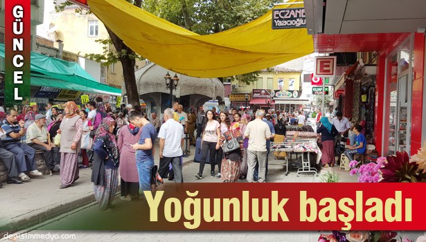 ALAPLI'DA BAYRAM YOĞUNLUĞU