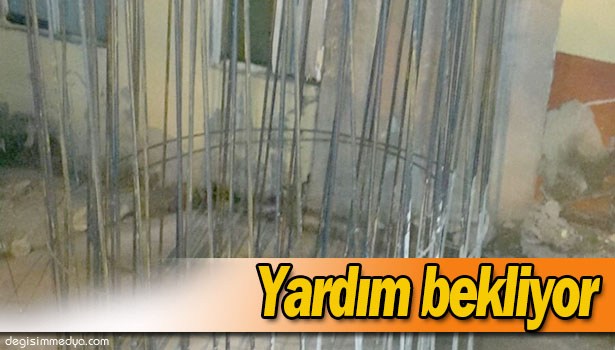 ŞİDDETLİ LODOSUN YIKTIĞI MİNARE İÇİN YARDIM BEKLİYORLAR