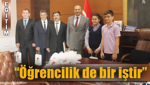 KABAN ZİYARETİNE GELEN ÖĞRENCİLERE TAVSİYELERDE BULUNDU