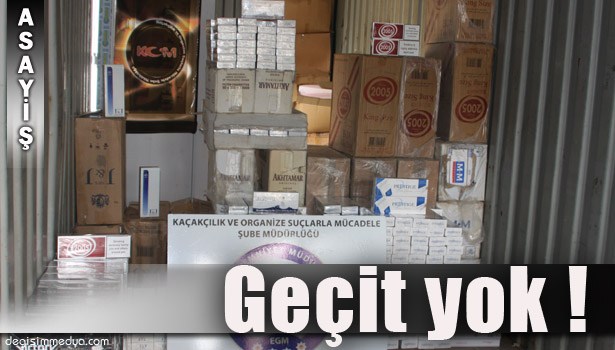 18 BİN 440 PAKET KAÇAK SİGARA YAKALANDI