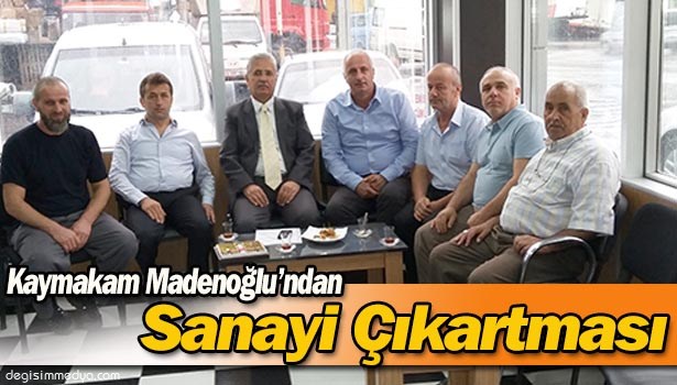 KAYMAKAMDAN SANAYİ SİTESİ ÇIKARTMASI
