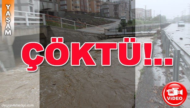 İSTİNAT DUVARI ÇÖKTÜ