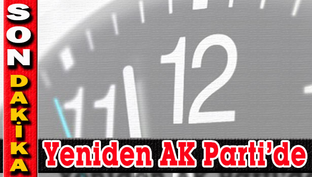 BELEDİYE BAŞKANI MHP'DEN İSTİFA EDİP AK PARTİ'YE GEÇTİ