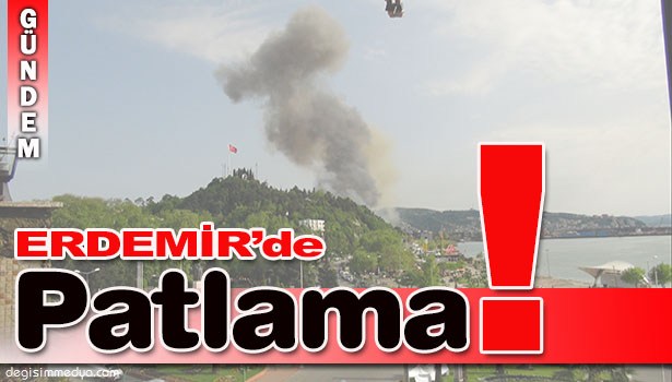 ERDEMİR' DE PATLAMA; 1 İŞÇİ YARALI