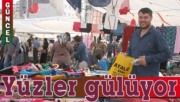 PAZARCI ESNAFININ İŞLERİ AÇILDI