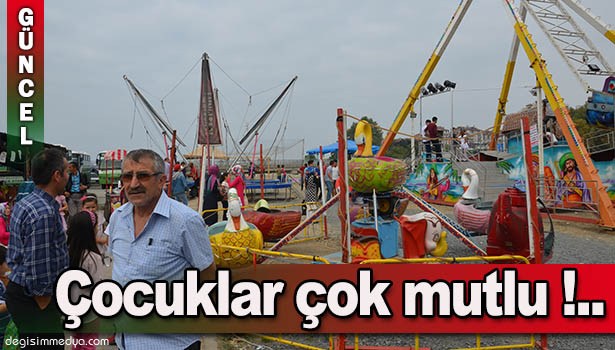 ALAPLI'DA LUNAPARK GENÇLERİN EĞLENCESİ OLDU