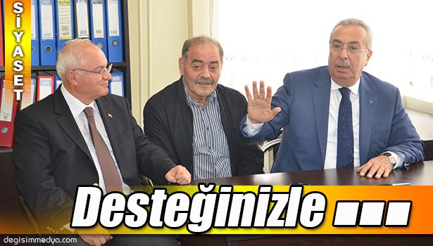 ÇAKAN VE ERKMEN SEÇİM GEZİLERİNE DEVAM EDİYOR