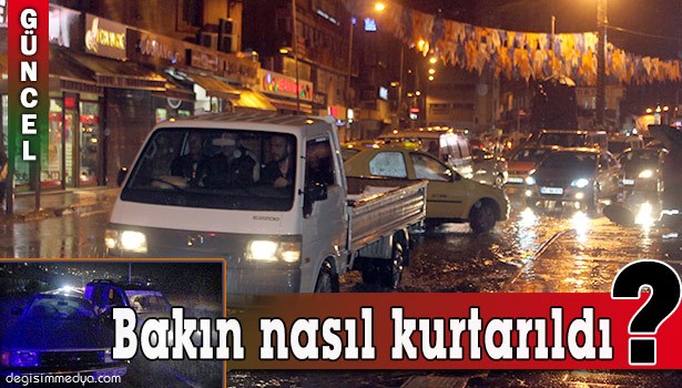 ZONGULDAK'TA SAĞANAK YAĞIŞ