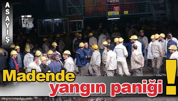 ZONGULDAK'TA MADEN OCAĞINDA YANGIN ÇIKTI