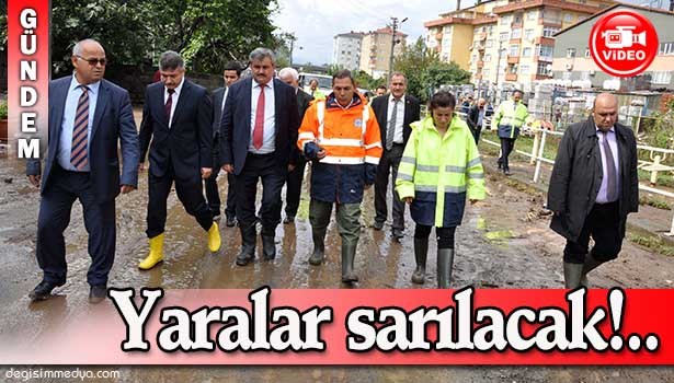 BAŞKAN UYSAL, 'YARALAR SARILACAK GEREKEN YAPILACAK'