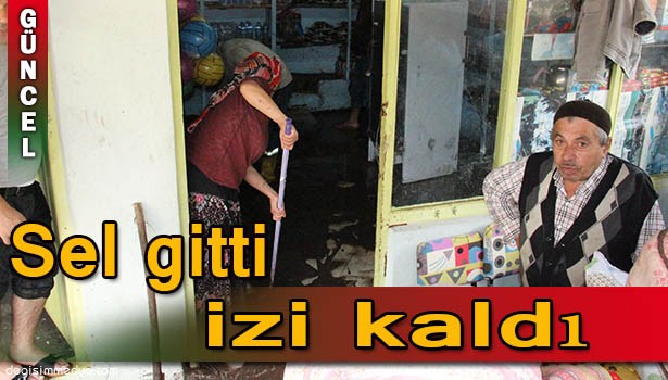 EREĞLİ' DE SEL GİTTİ, İZİ KALDI