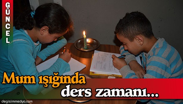 ÇAM AİLESİ 1 AYDIR KARANLIKTA YAŞIYOR