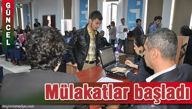 90 TEMİZLİK İŞÇİSİ İÇİN MÜLAKATLAR BAŞLADI