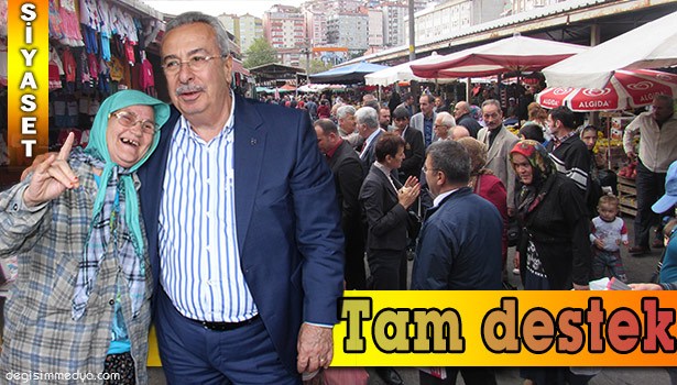 ÇAKAN'A PAZARYERİNDE YOĞUN İLGİ