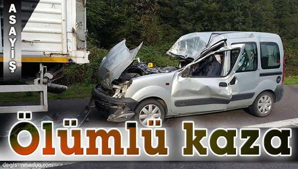 DÜZCE'DE FECİ KAZA: 2 ÖLÜ