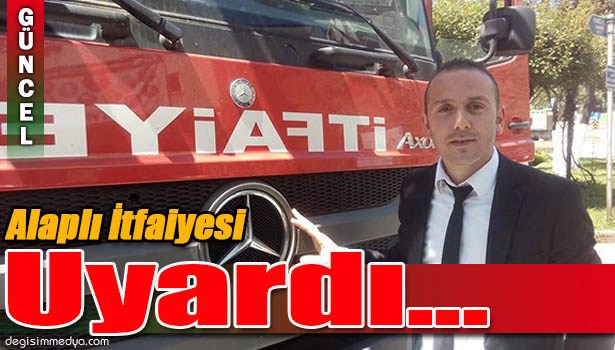 ALAPLI İTFAİYESİNDEN BACA TEMİZLİĞİ UYARISI