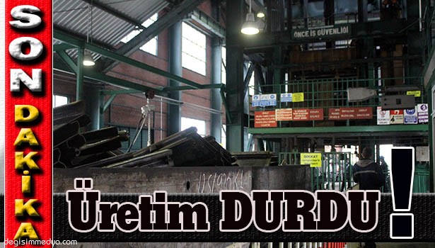 TTK KOZLU'DA ÜRETİMİ DURDURDU